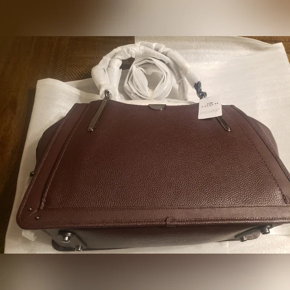 Coach Dreamer in Oxblood Mixed Leather